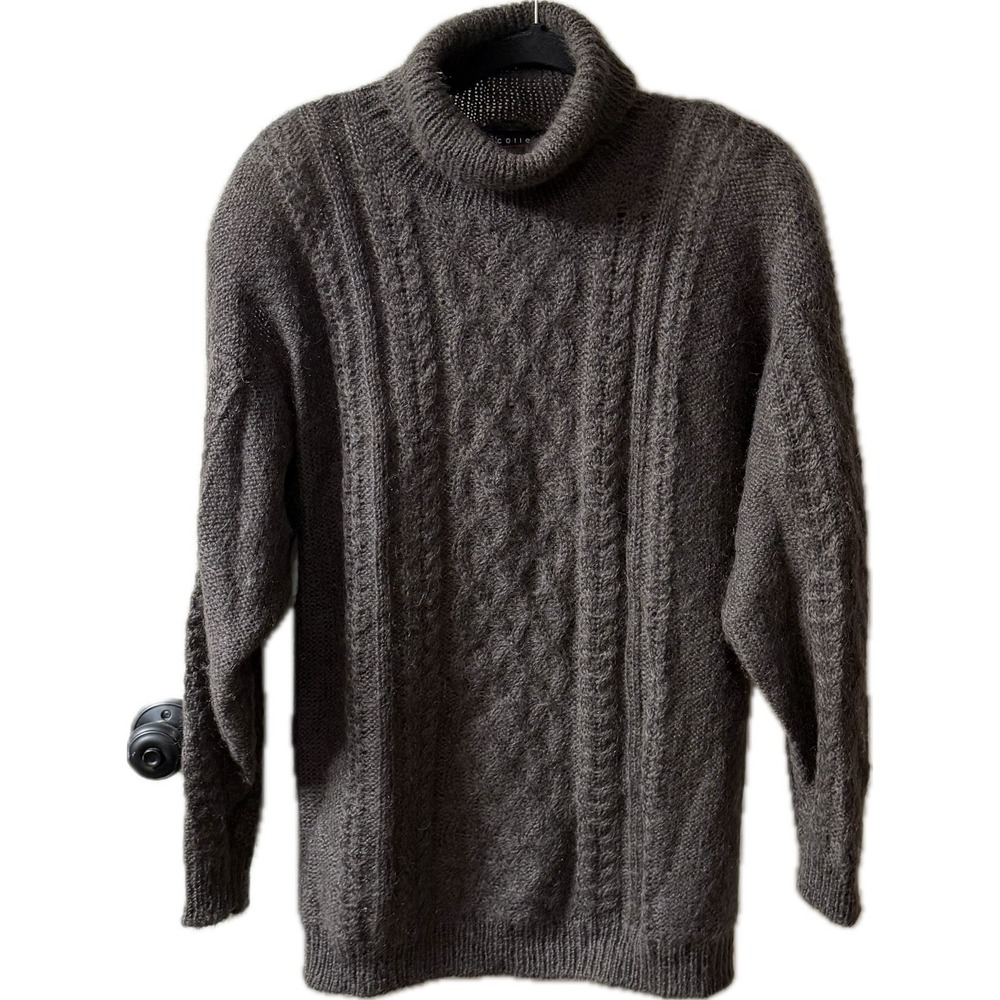 Collections International TanJay Cable Knit Turtleneck Sweater‎ Women's M